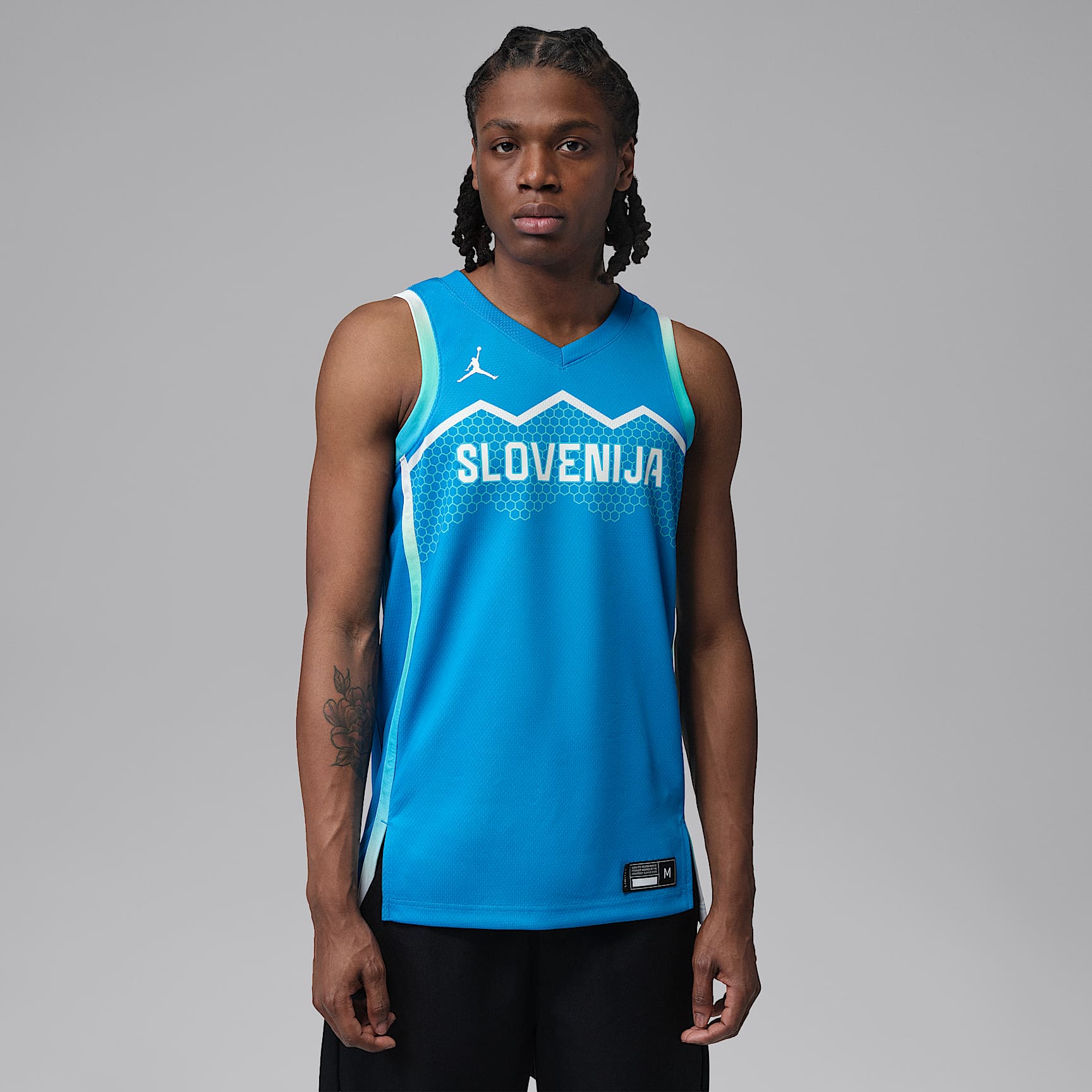 ナイキ　Ｌ　ジョーダン　テラス　シャツ　ポロシャツ Slovenia Men's Jordan Limited Jersey Road Shirt. Nike LU